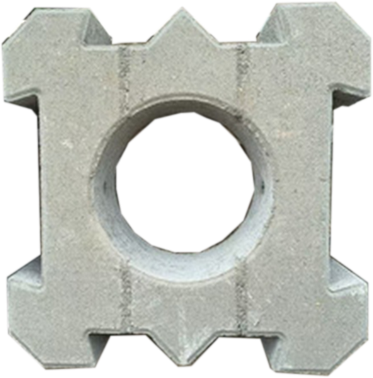 鉸接式護(hù)坡磚60*60*15厘米穿孔護(hù)坡磚